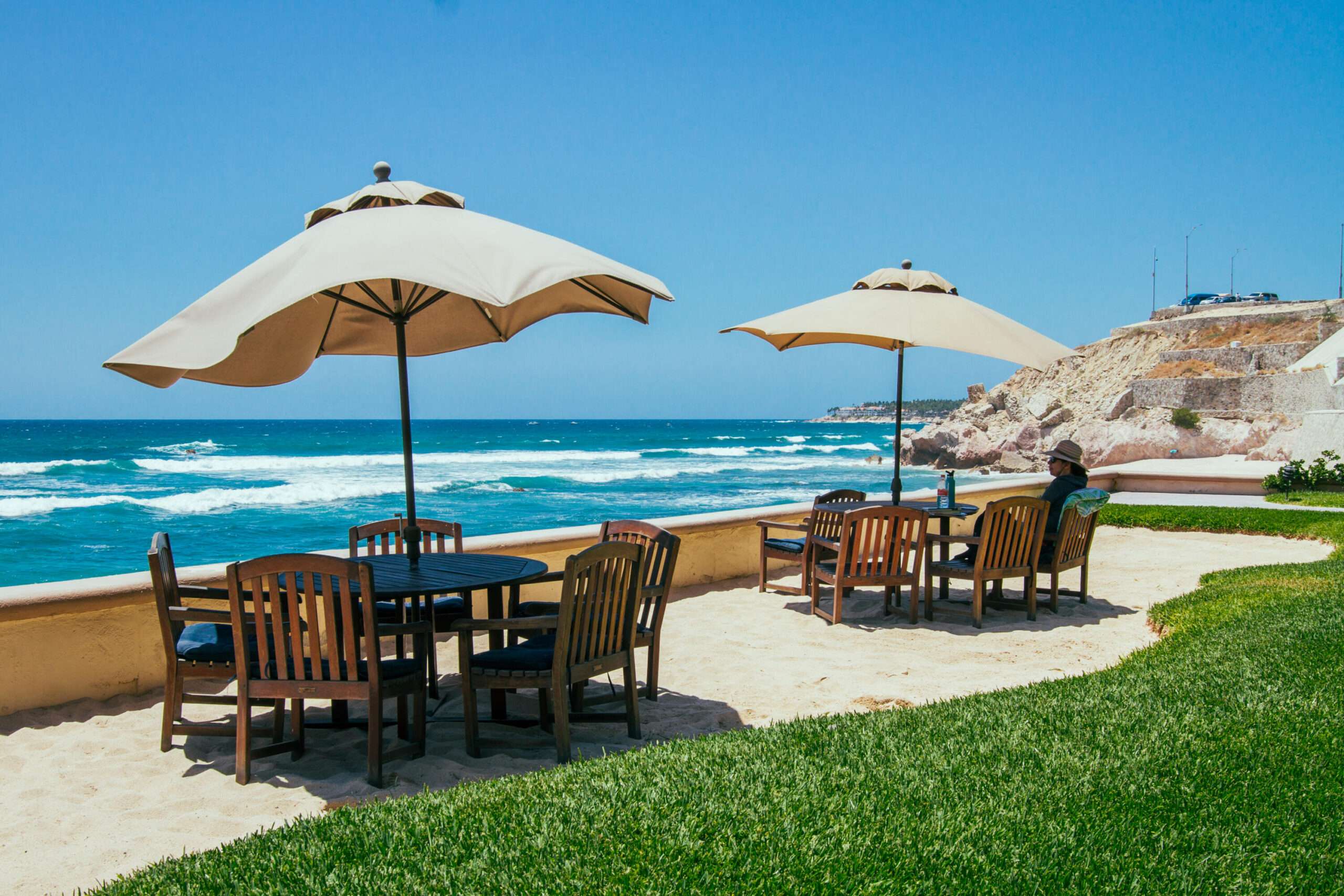San Jose del Cabo Las Olas LOCATION, LOCATION, LOCATION! WELCOME TO LAS OLAS BEACHFRONT PROPERTY! Just steps to the sand on the 3 most popular surf breaks in Los Cabos. This 3 bedroom quiet 2nd floor end unit is fully furnished and turn-key! Perfect for surfers or beachfront loungers. Las Olas is a gated and guarded community with lush surroundings and on-site amenities including pool, 3 Jacuzzis, gym, tennis/pickleball court, beach lounge area and private beach access. This condo includes 1 surfboard locker and a designated covered parking space . Great rental income producer! for sale