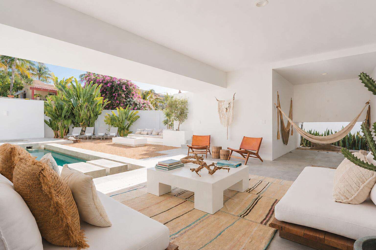 San Jose del Cabo Costa Azul One of Baja's Most Distinctive Architectural Residences.Casa Margaux is not a typical home; it is a fully realized architectural hospitality concept.Designed with the sensibility of a boutique retreat, the villa seamlessly blends indoor-outdoor living, globally curated interiors, and one-of-a-kind design elements that create a truly immersive experience.More than a residence, Casa Margaux has positioned itself as a design-driven destination, appealing to a sophisticated, international audience seeking privacy, aesthetics, and meaningful experiences. Casa Margaux represents a compelling luxury real estate investment positioned at the intersection of design, lifestyle quality, and income potential. Located in the highly desirable Costa Azul corridor of San José del Cabo, the property combines architectural distinction, turnkey condition, and demonstrated rental performance with a disciplined, lifestyle-first operating approach. Airbnb's most Wish-Listed House in Baja California Sur.Supported by consistent seasonal demand, premium nightly rates, and a unique positioning within a low-inventory, beach-adjacent market, the villa delivers meaningful income generation without requiring full-time rental intensity. Its design-forward identity, walkable location, and flexibility for curated experiences further enhance its appeal across multiple demand segments.This balanced profile provides investors with a resilient and differentiated asset, offering attractive cash-flow characteristics, long-term value preservation, and the flexibility to enjoy personal use without compromising financial performance. Beyond traditional rentals, Casa Margaux also presents opportunities to expand revenue through wellness retreats, private events, and creative productions, reinforcing its multi-dimensional income potential.As both a refined lifestyle residence and a proven income-producing asset, Casa Margaux stands as a rare opportunity within the Costa Azul market, where limited inventory and strong demand continue to support long-term appreciation.This dual positioning is what makes Casa Margaux not only a residence, but a strategic lifestyle investment. – Lote 1 Manzana B, San Jose del Cabo, BS